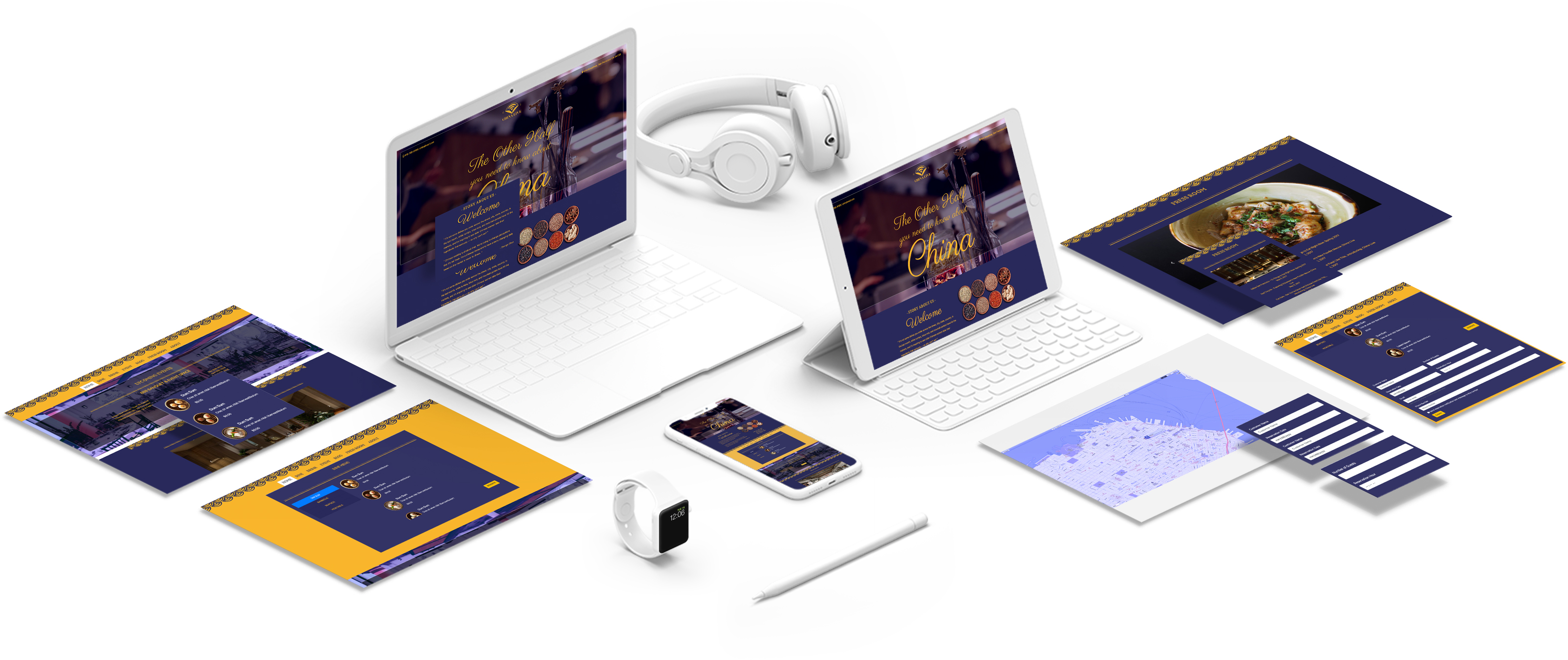 mockup desk